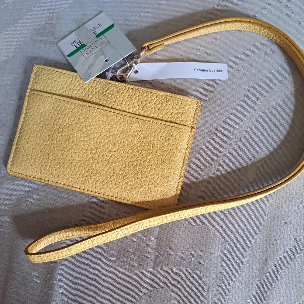 Leather card holder